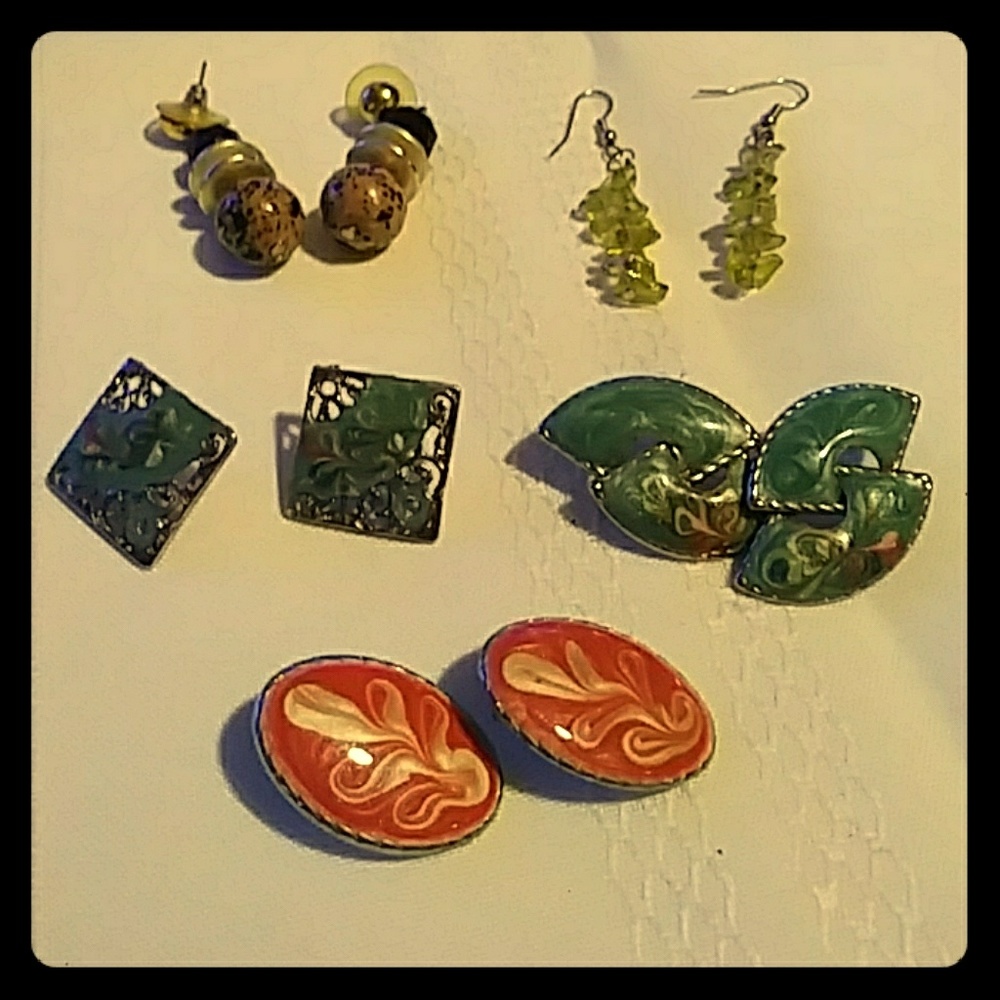 Pierced earrings